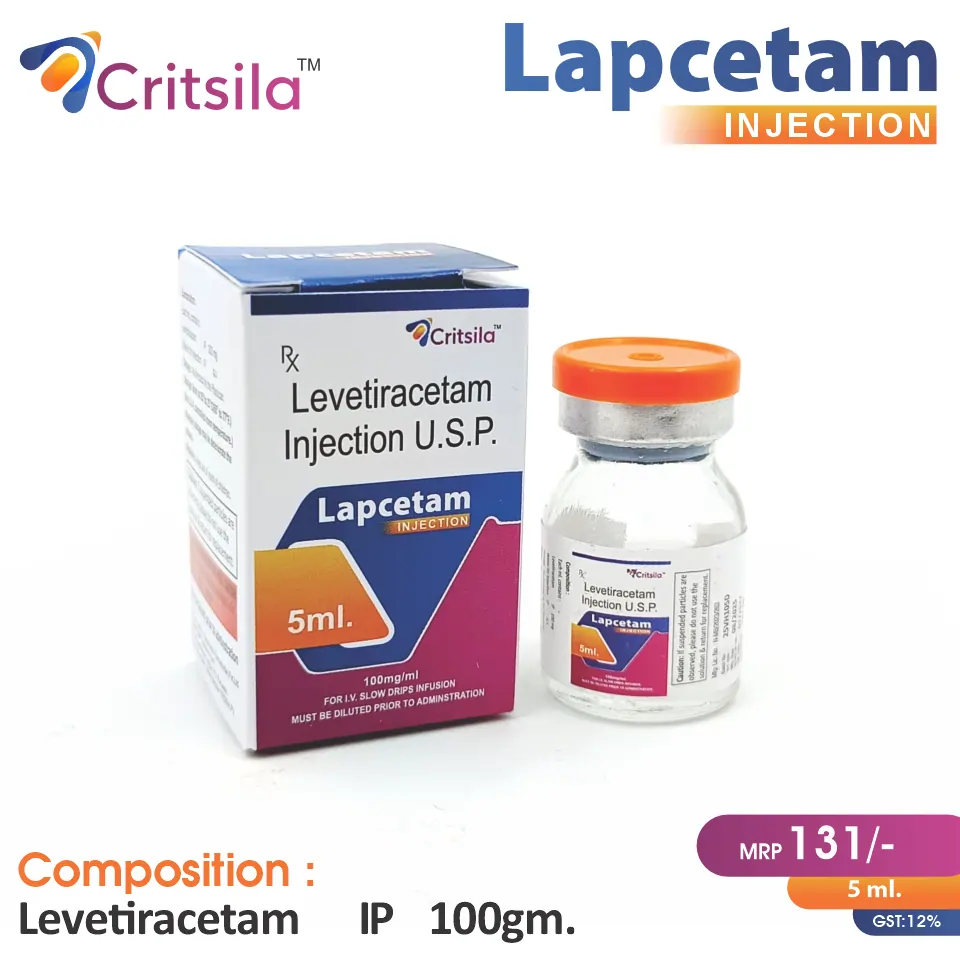 Levetiracetam 100mg Injection at the best price in PCD Pharma Franchise for Seizure Control.